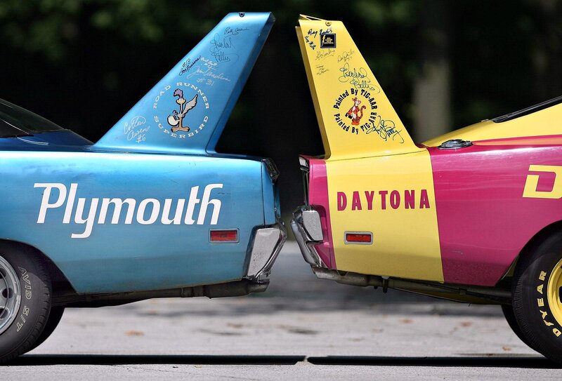 Two Race Cars — Blue