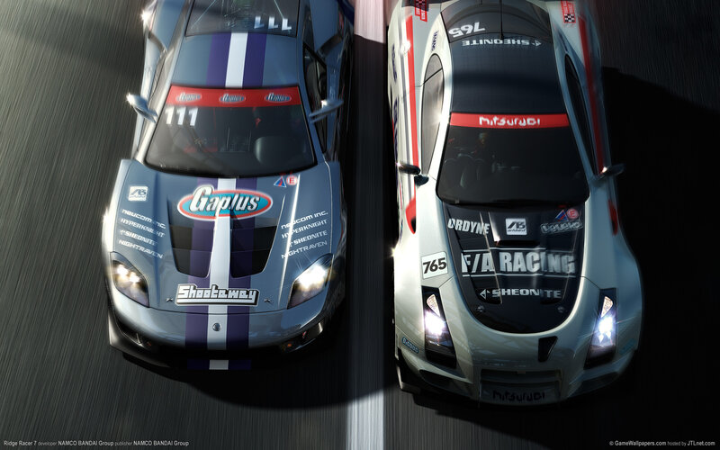 Two Race Cars Side by Side