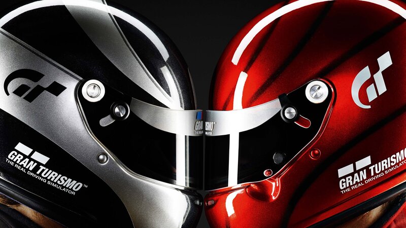 Two Racing Helmets