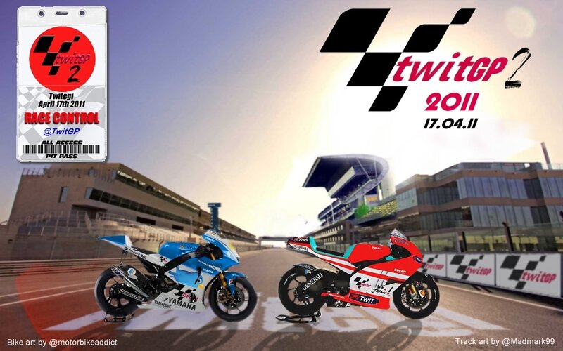 Two Racing Motorcycles