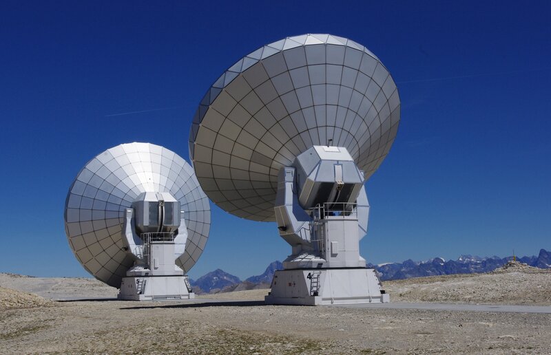 Two Radio Telescopes