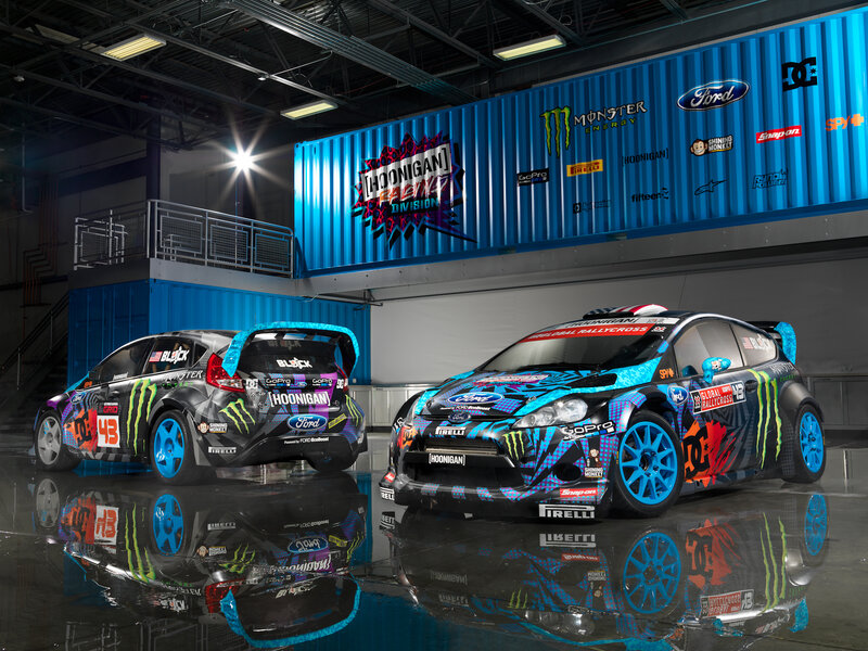 Two Rally Cars