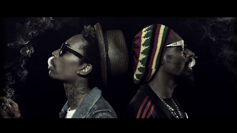 Two rappers smoking together