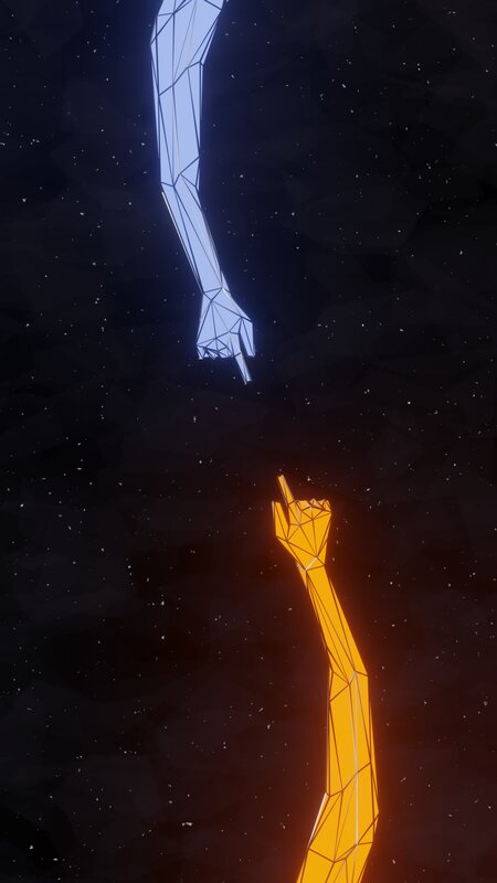 Two Reaching Arms