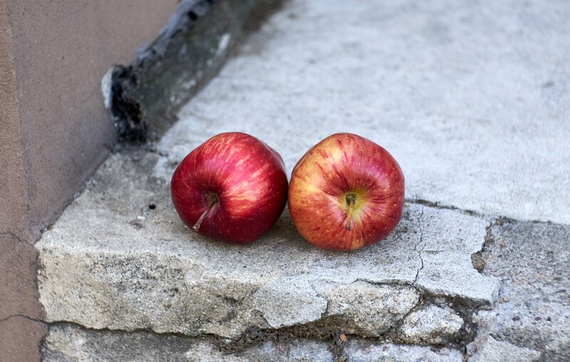 Two Red Apples — Neutral