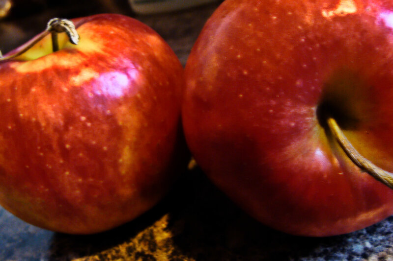Two Red Apples