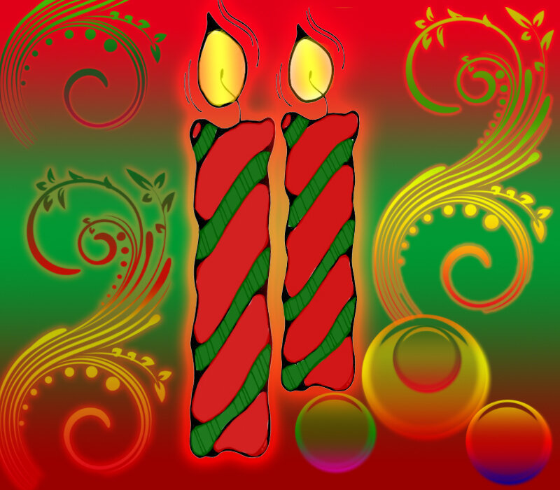 Two Red Candles