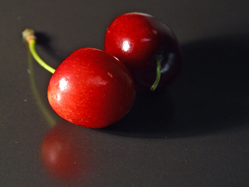Two Red Cherries — Dramatic