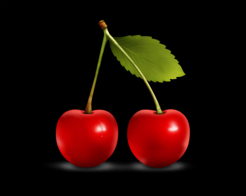 Two Red Cherries — Neutral