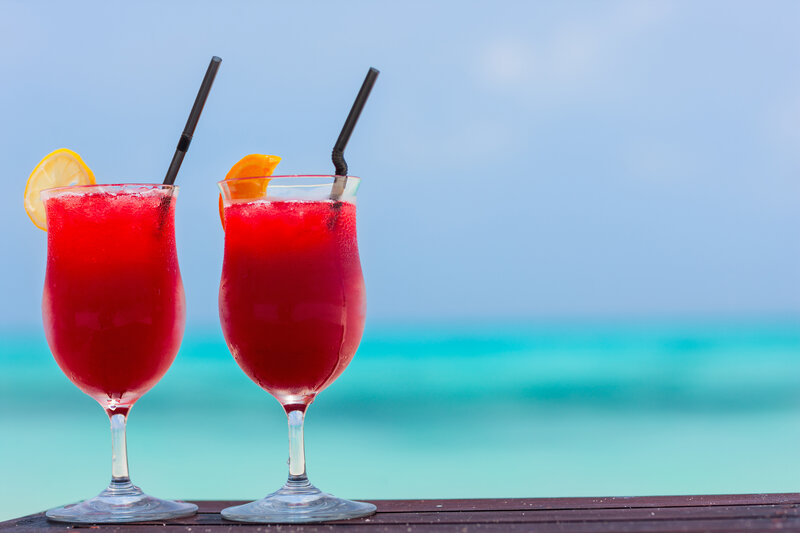 Two Red Cocktails