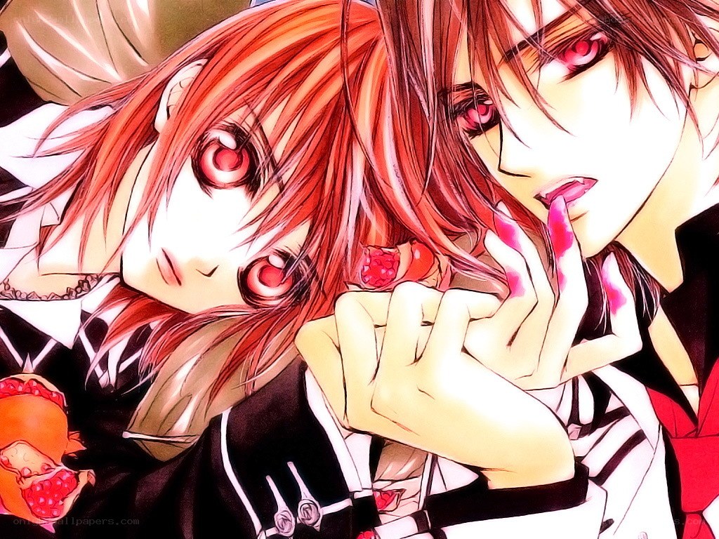 Two red-haired anime characters