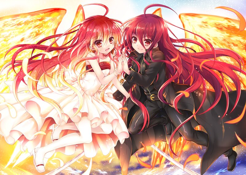 Two Red-haired Girls — Red, Dramatic