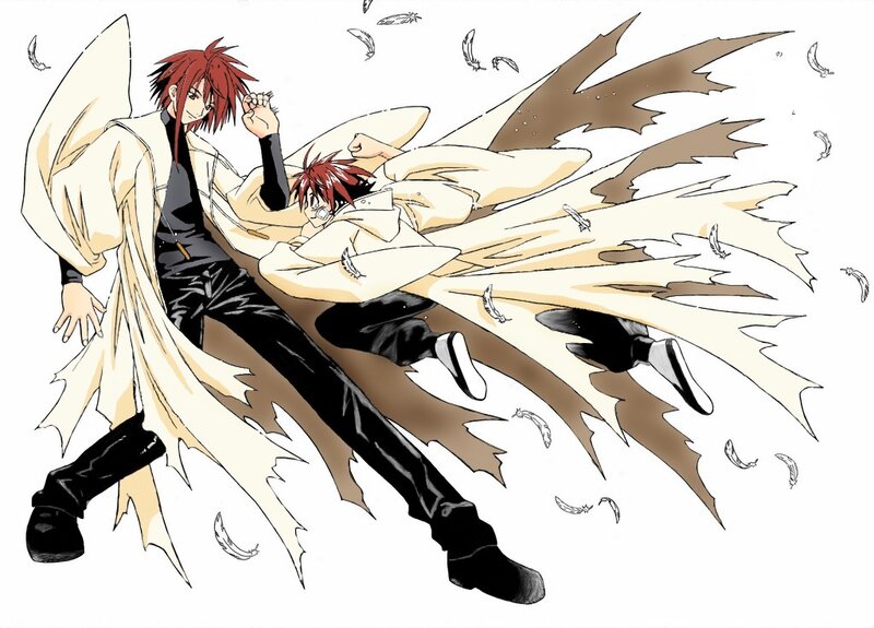 Two Red-haired Men in Motion