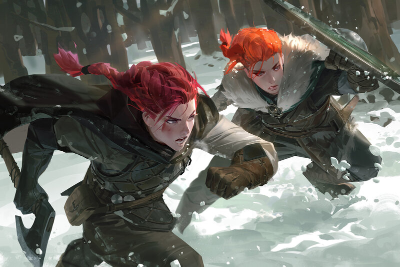 Two Red-haired Warriors — Red