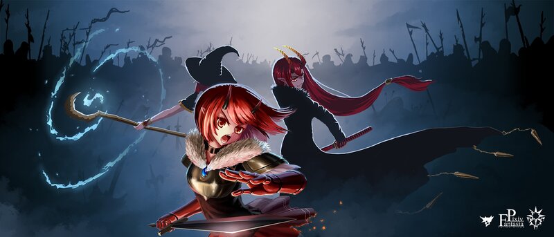 Two Red-haired Warriors