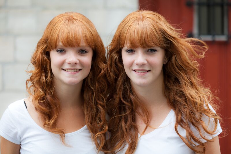 Two Red-haired Women — Red, Neutral