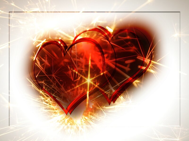 Two Red Hearts — Celebratory