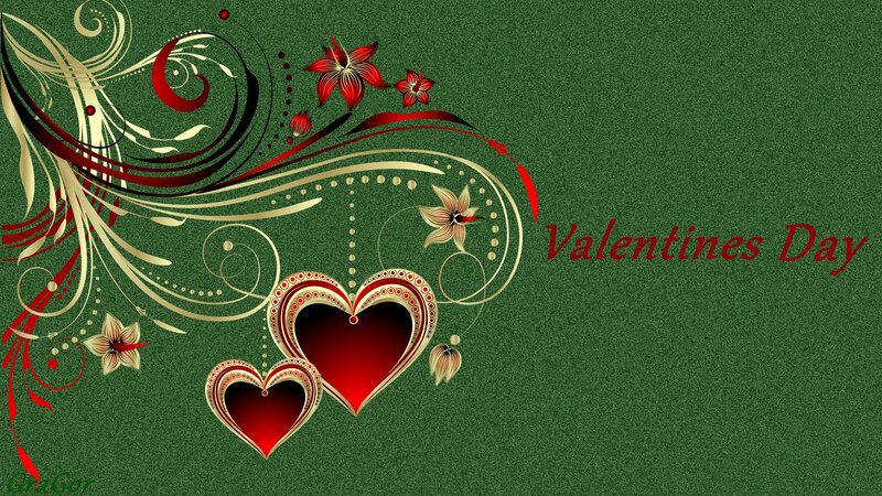 Two Red Hearts — Green