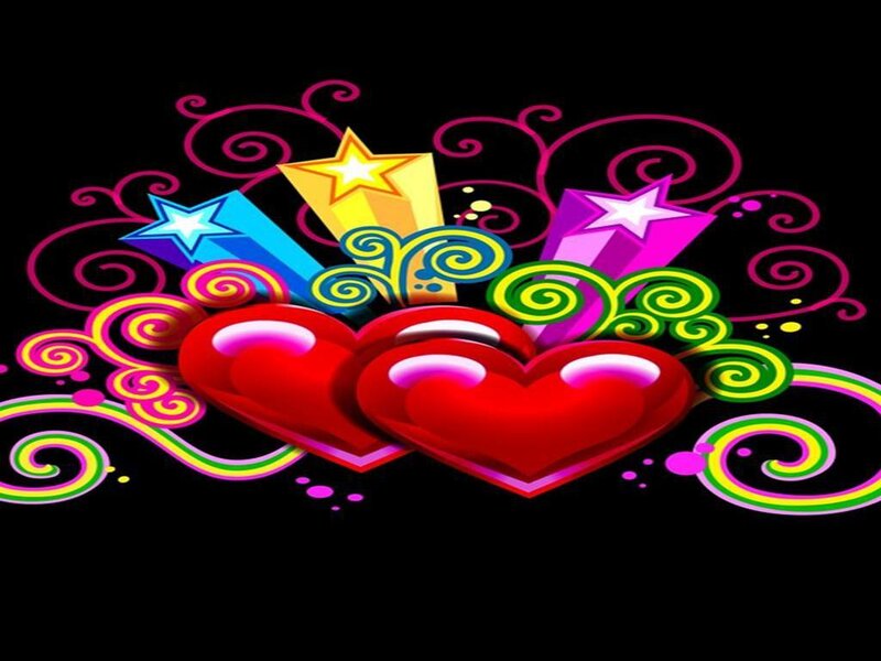 Two Red Hearts — Playful