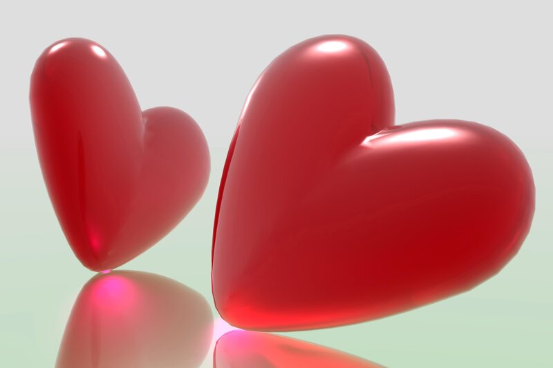 Two Red Hearts — Romantic