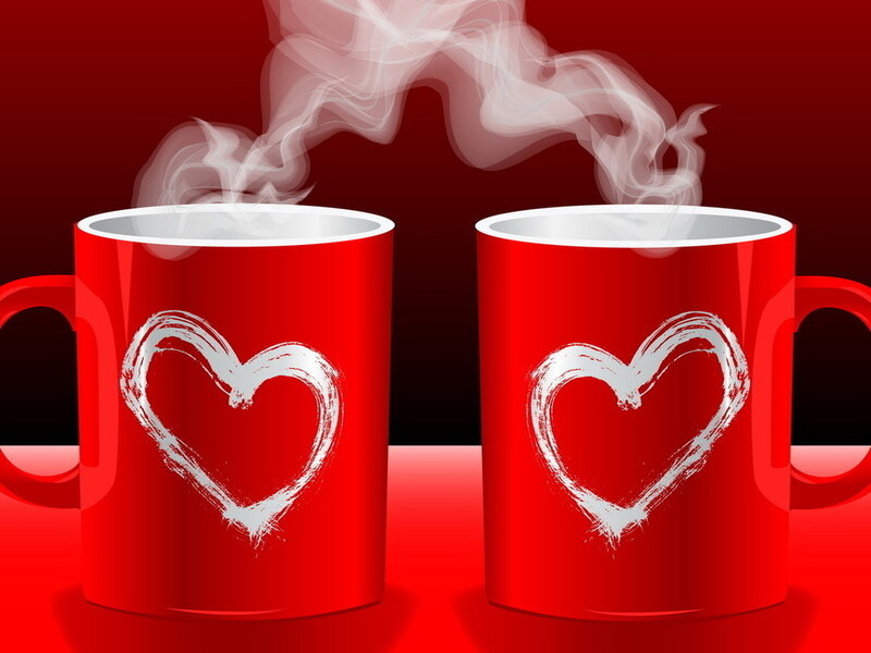 Two Red Mugs