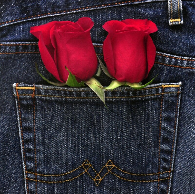 Two Red Roses in Pocket