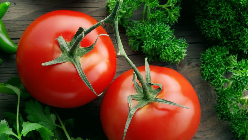 Two Red Tomatoes