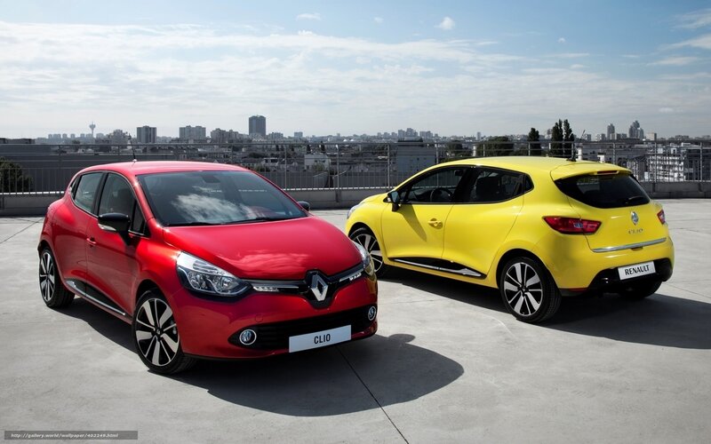 Two Renault Clio Cars