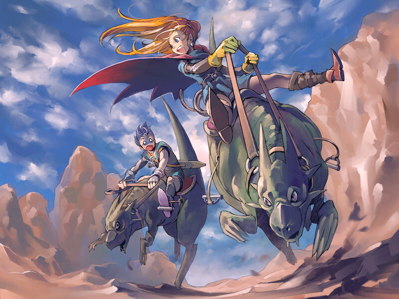 Two Riders on Dragons