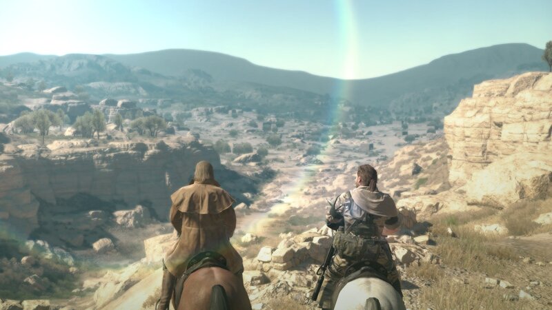 Two Riders on Horses — Brown, Serene