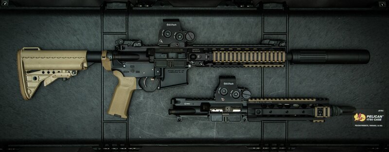 Two Rifles in a Case