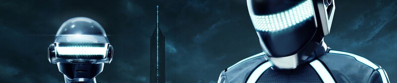 Two Robot Figures — Blue