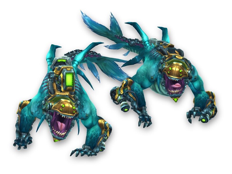 Two Robotic Dinosaurs