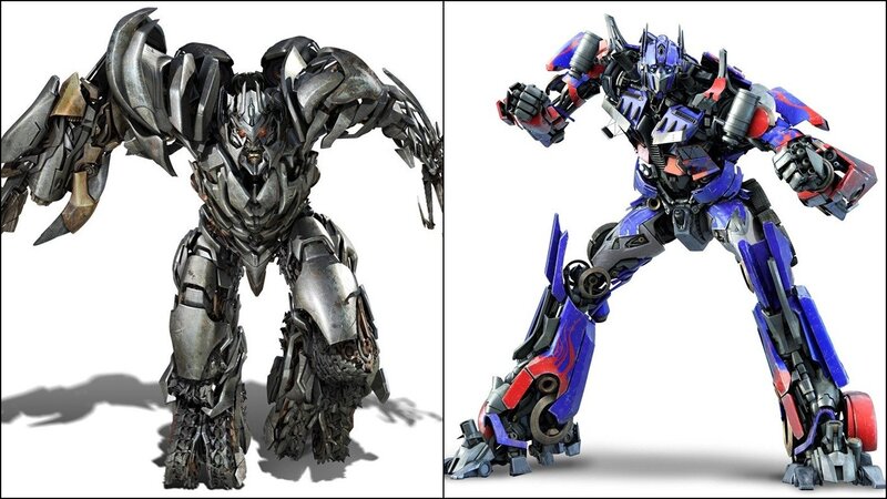 Two Robotic Figures — Blue