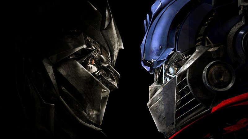Two Robots Facing Off — Black, Dramatic, 3d Render, Robot Heads