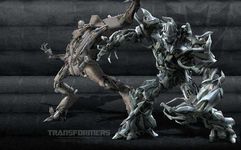 Two Robots Fighting — Gray, Dramatic, 3d Render, Battle