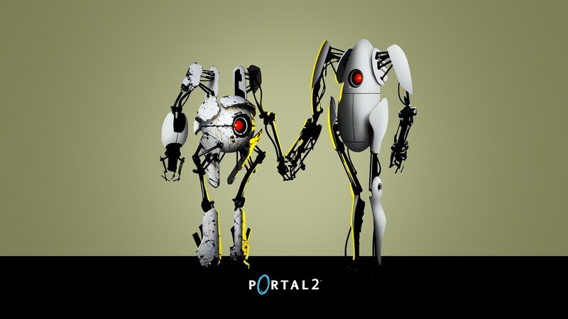 Two Robots Holding Hands