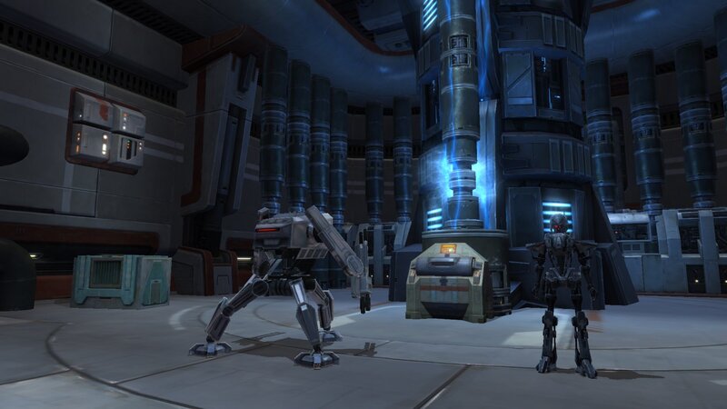 Two Robots in a Facility