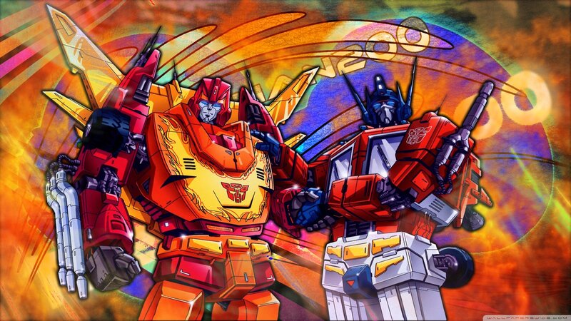 Two Robots in Combat — Orange