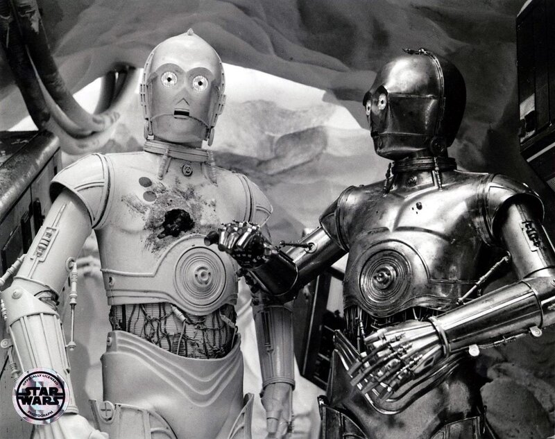 Two Robots Interacting — Black