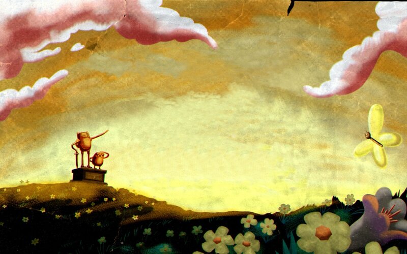 Two Robots on a Hill