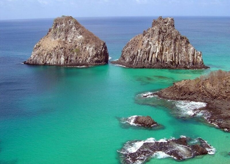Two Rock Formations — Blue