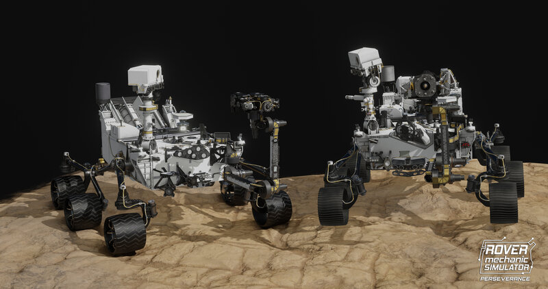 Two Rovers on Mars