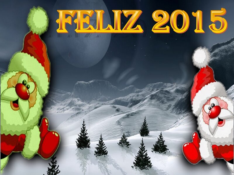Two Santa Claus Figures