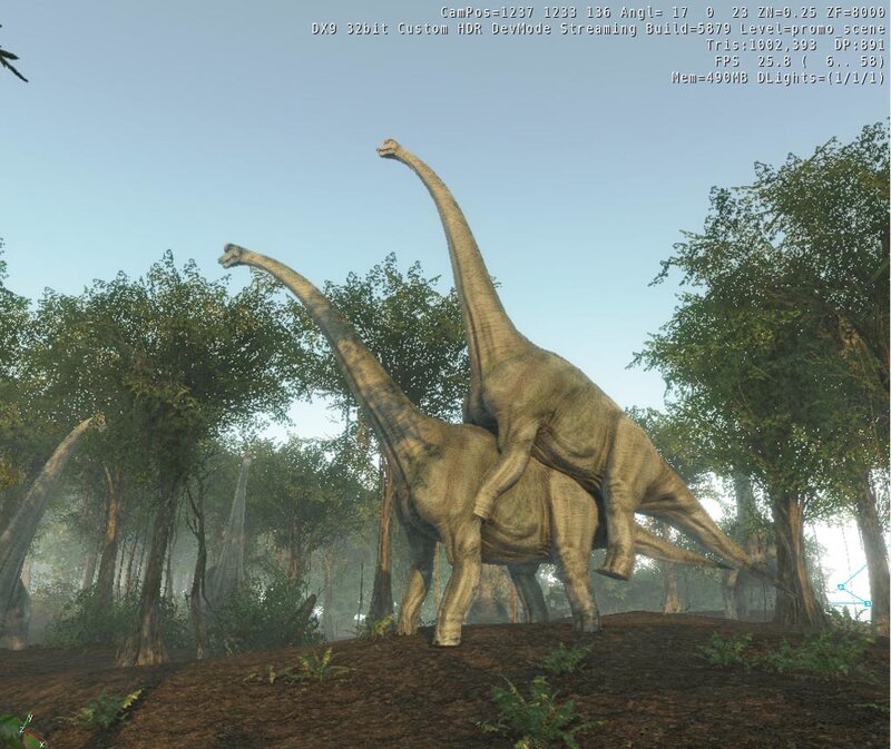 Two Sauropod Dinosaurs