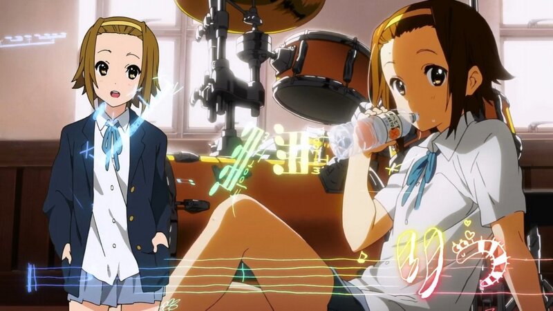 Two Schoolgirls in Classroom — White, Lighthearted