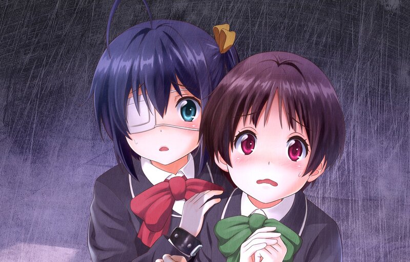 Two Schoolgirls in Rain