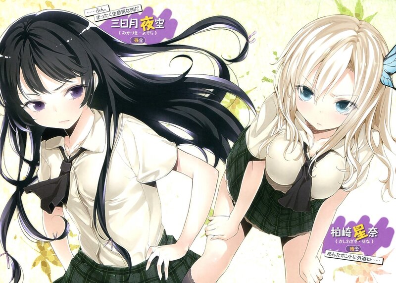 Two schoolgirls in uniform