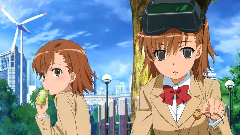Two Schoolgirls in Uniform — Blue, Calm