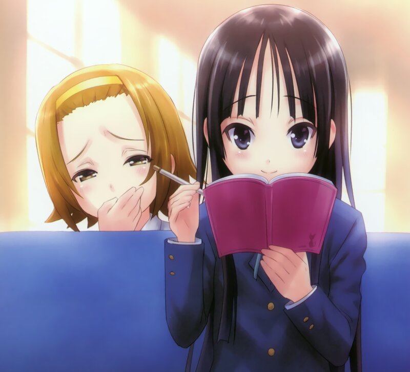 Two Schoolgirls Reading